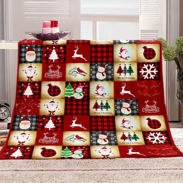Couverture de thème de Noël de glouton