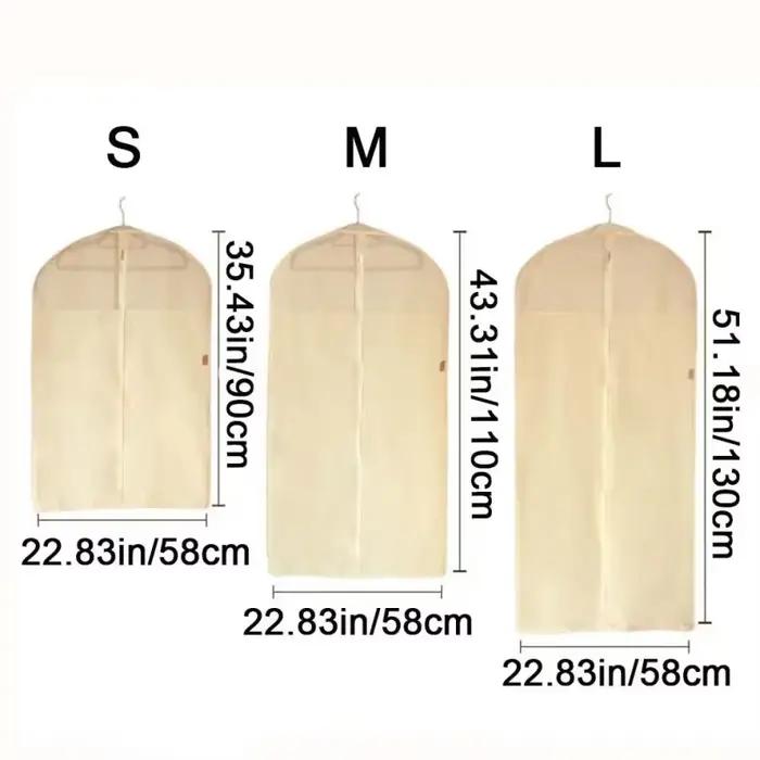 Housse de protection universelle en coton et lin pour vêtements