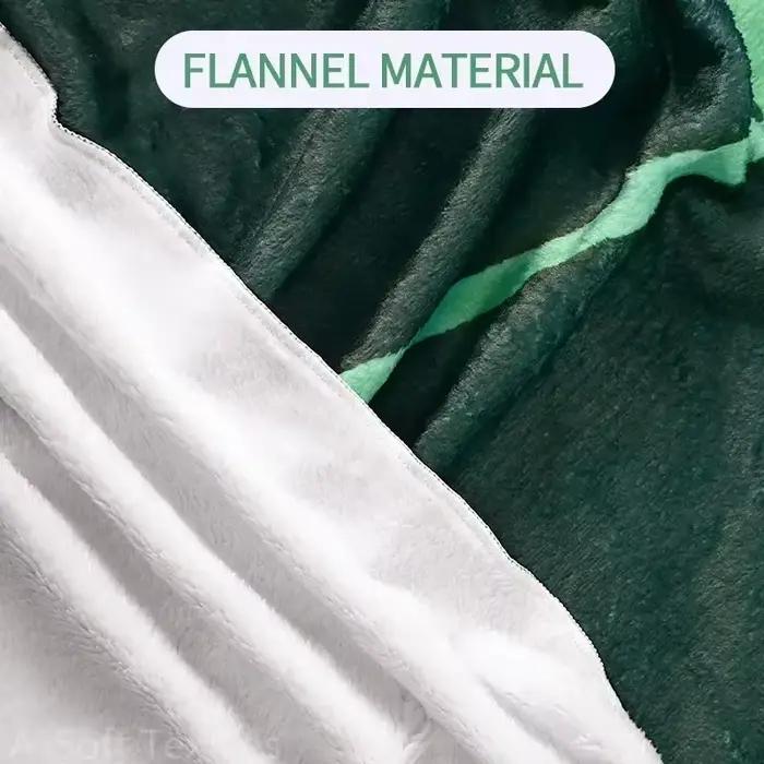 Couverture géante en feuille de plantes super douce pour lit