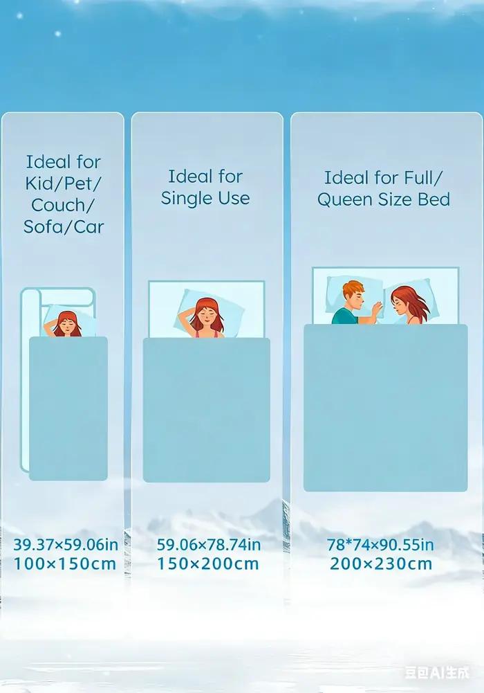 Couette d'été 1 pièce ultra douce et soyeuse