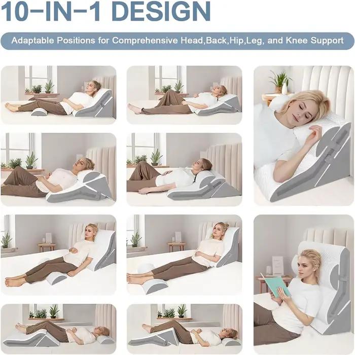 Coussin de lit compensé orthopédique 3 pièces pour post-chirurgie