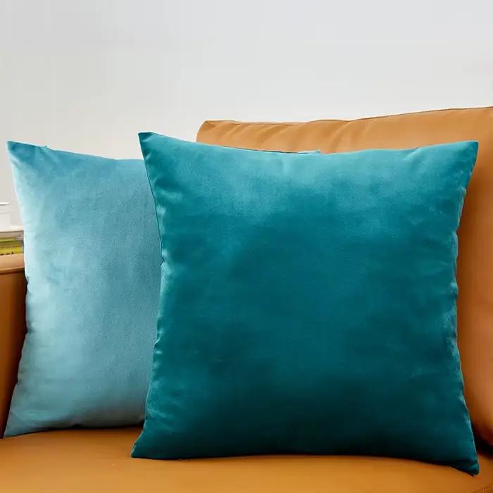 Housse de coussin en velours