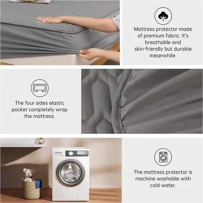 Housse de matelas imperméable et sûre