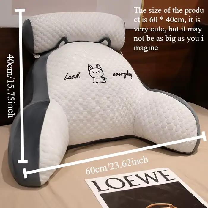 Coussin de lecture ergonomique avec support dorsal réglable