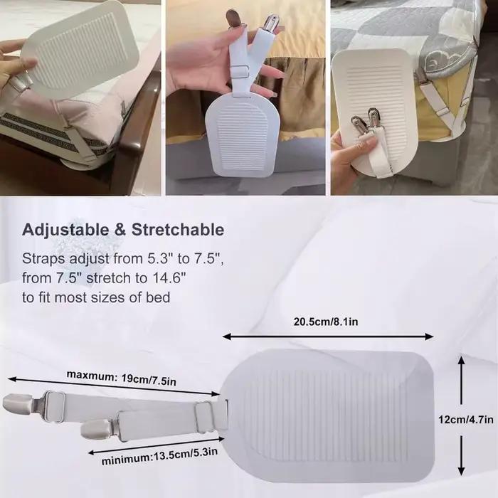 Attaches de drap de lit réglables