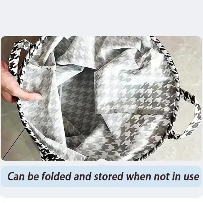 Panier à linge avec poignées