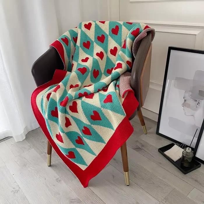 Couverture de luxe pour canapé pour femmes