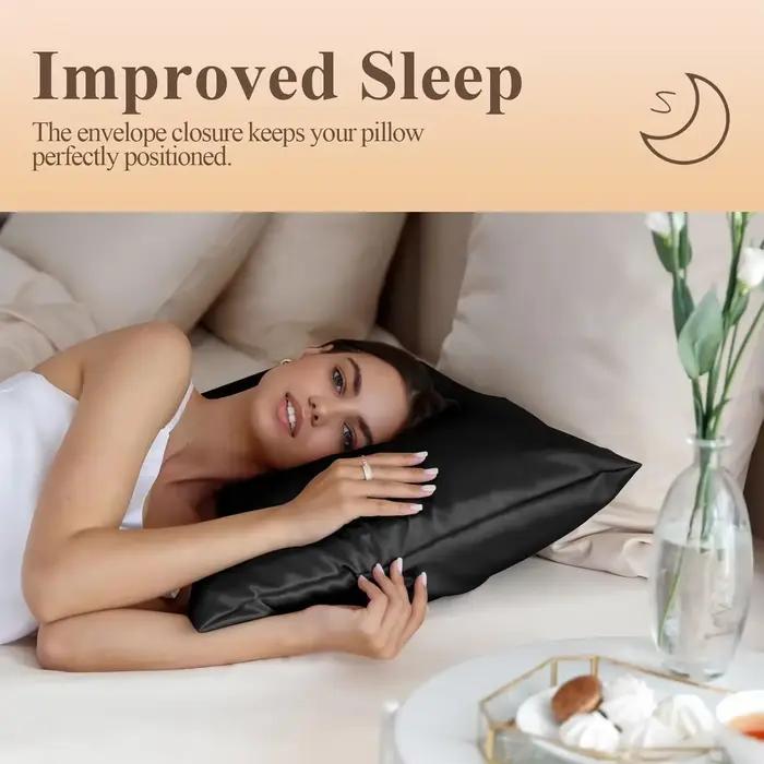 Silk Like Satin Pillowcase Standard Size