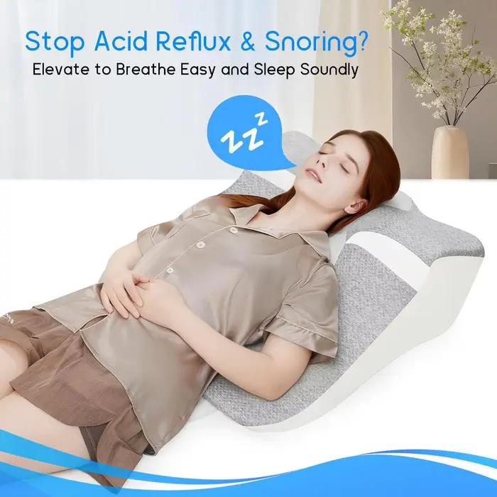 Oreillers de lit en forme de coin pour le reflux acide ou pour dormir en position couchée