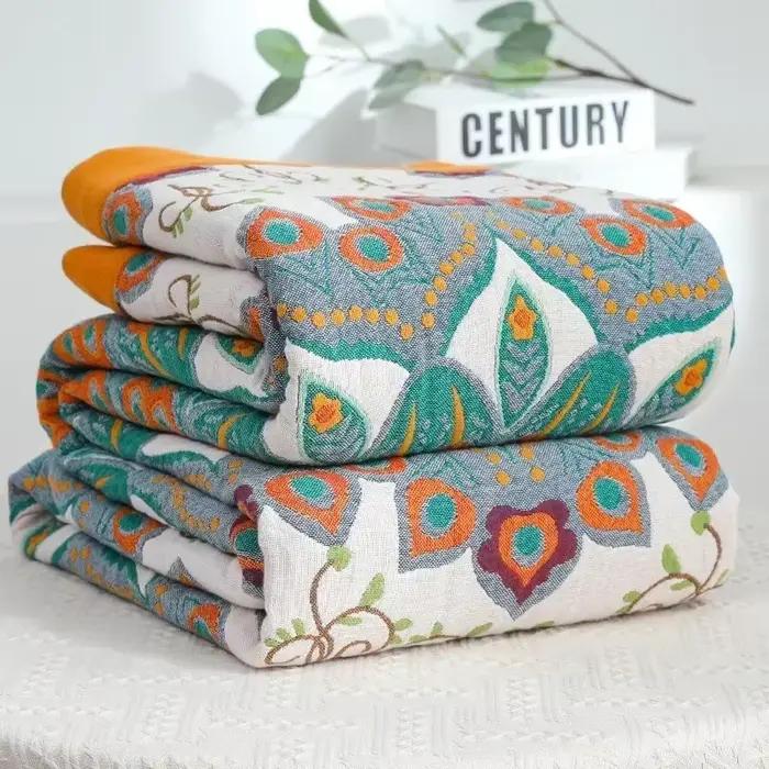 Couverture en coton pour lits