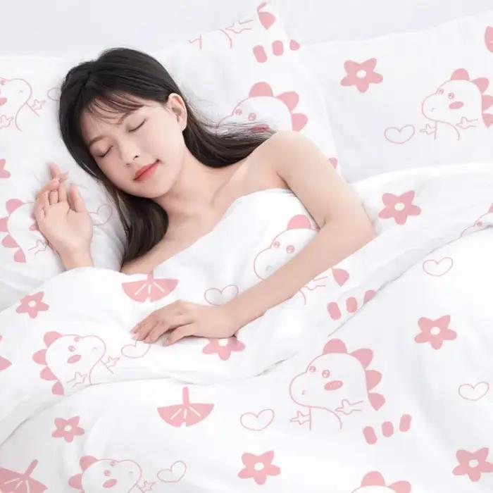 Lot de 1/3 comprend (1 taie d'oreiller + 1 drap de lit + 1 housse de couette)
