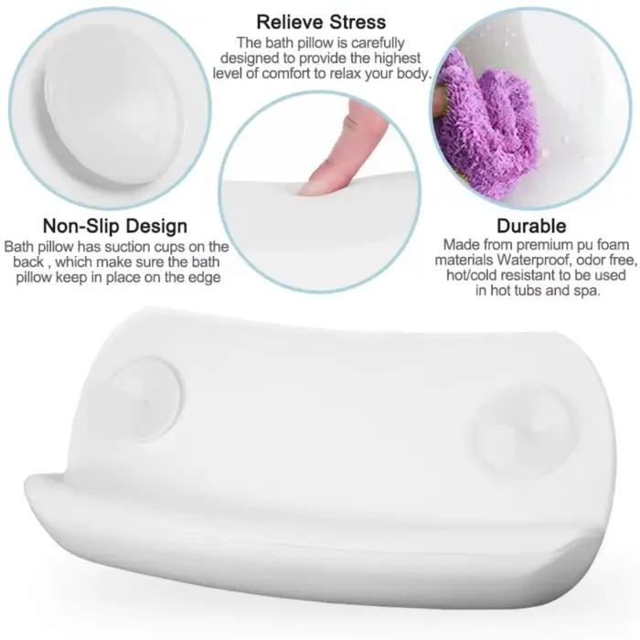Coussin de bain antidérapant