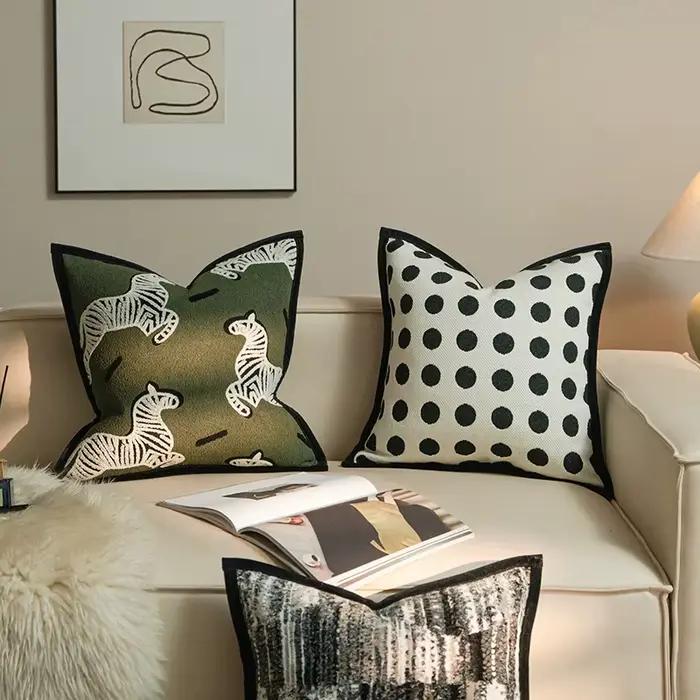 Housses de coussin avancées de style français