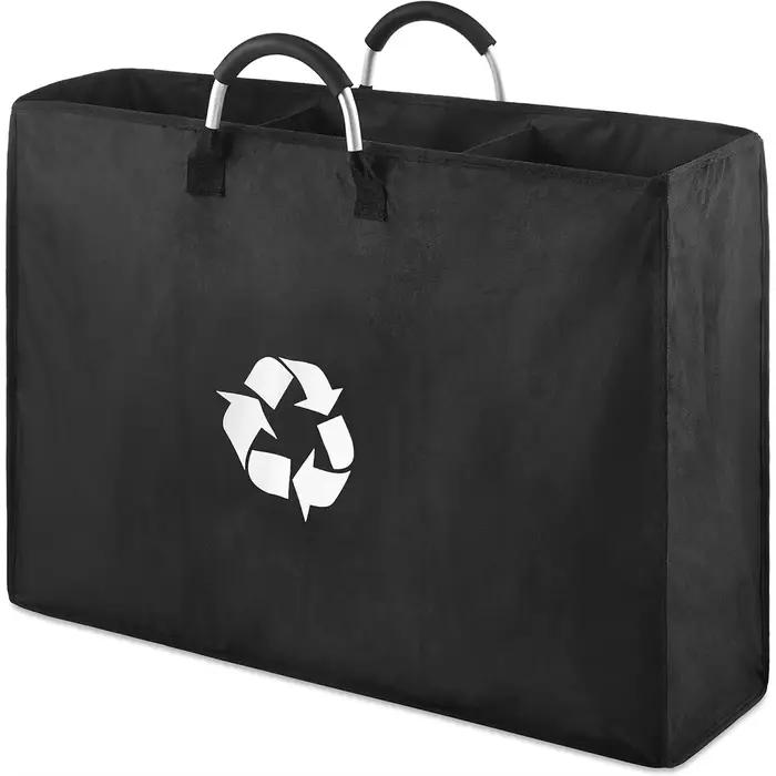 Panier à linge de rangement à 3 grilles pour bouteilles recyclée •