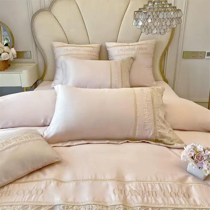 Housse de couette en coton épais et brossé
