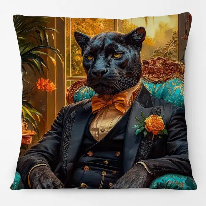 Housse de coussin européenne, tigre, Lion, costume léopard, animaux, taie d'oreiller pour canapé