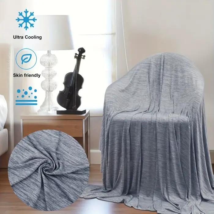 Couverture Rafraîchissante d'Été : Absorbe la Chaleur Corporelle