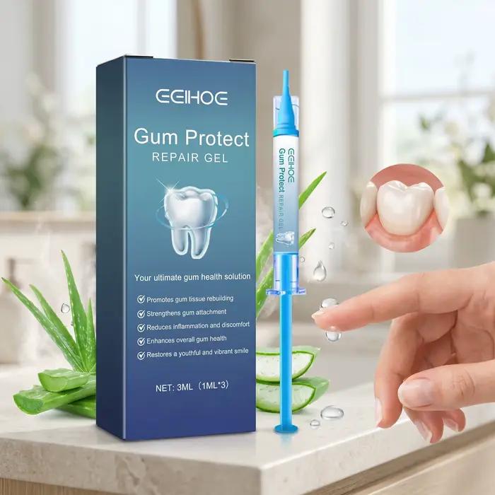 Gel Réparateur pour Gencives : Soulage les Gonflements, Prévient la Récision Gingivale, Améliore l'Inflammation des Gencives Abîmées, Nettoie les Taches Dentaires, Blanchissant