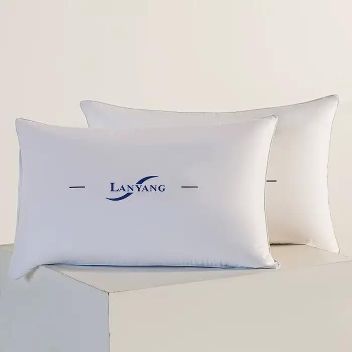 LANYANG 1 oreiller de luxe blanc à mémoire de forme, qualité hôtelière 5 étoiles, oreiller haut de gamme pour un sommeil réparateur, idéal pour les chambres à coucher.