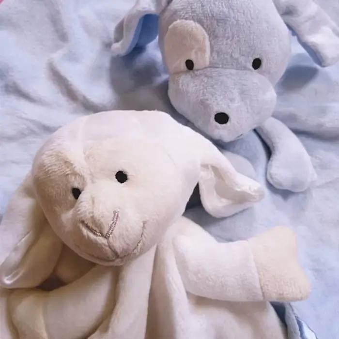 Poupées en peluche confortables personnalisées avec noms pour bébé