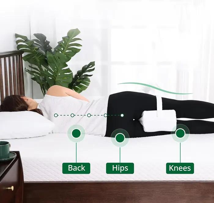 Oreiller de genou de haute qualité pour dormeurs latéraux avec sangles