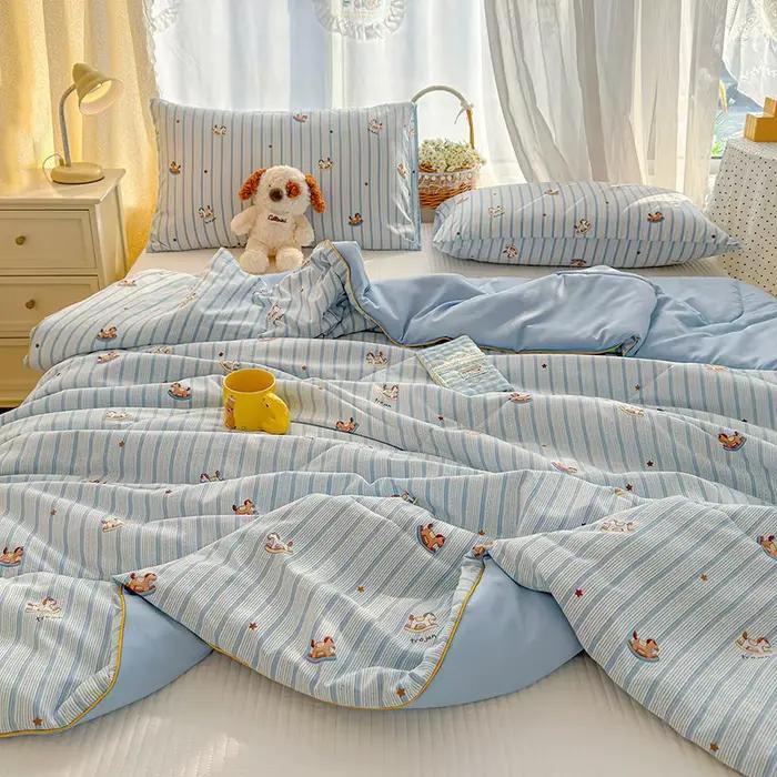 Couette d'été à motifs imprimés