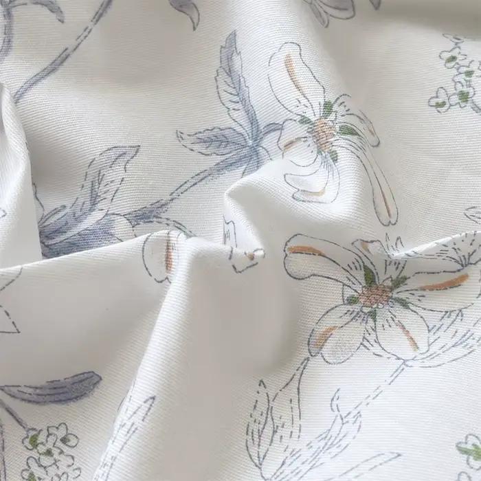 Housse de couette en coton imprimé de haute qualité