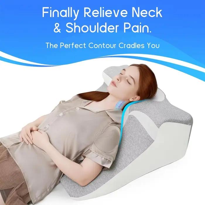 Oreillers de lit en forme de coin pour le reflux acide ou pour dormir en position couchée