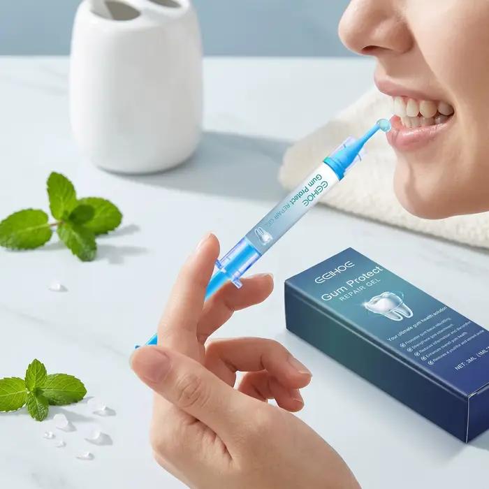 Gel Réparateur pour Gencives : Soulage les Gonflements, Prévient la Récision Gingivale, Améliore l'Inflammation des Gencives Abîmées, Nettoie les Taches Dentaires, Blanchissant
