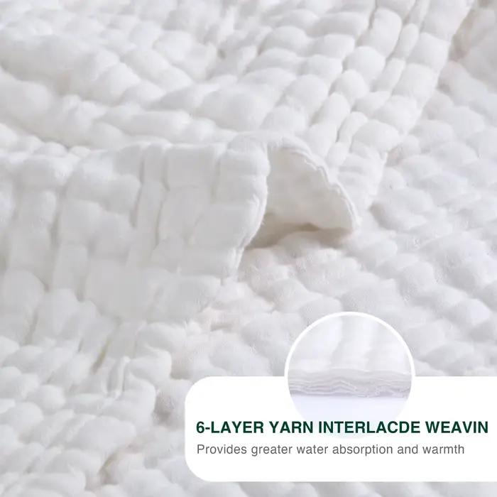 Couverture en mousseline 100% coton