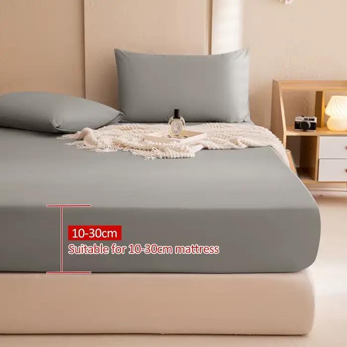 Protège-matelas imperméable ajustable antidérapant avec bande élastique pour lit Queen King 90/140/160x200cm