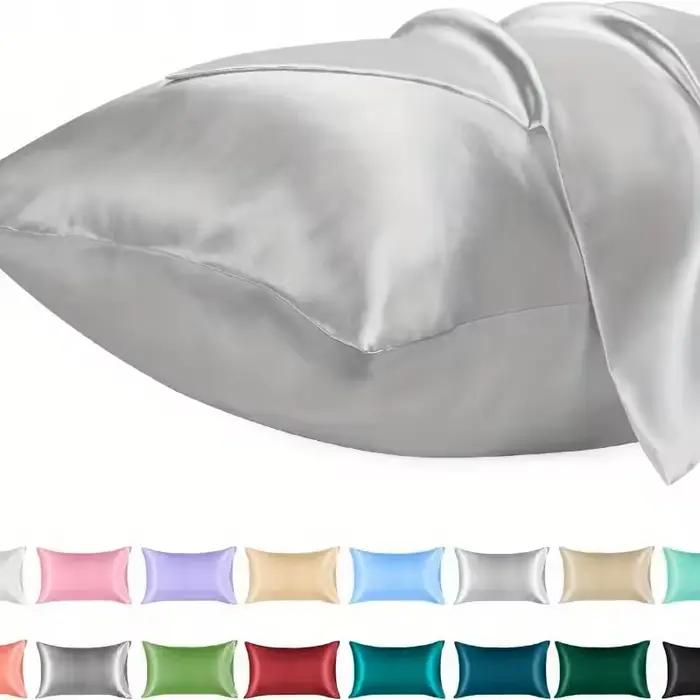 1 taie d'oreiller en satin pour les cheveux