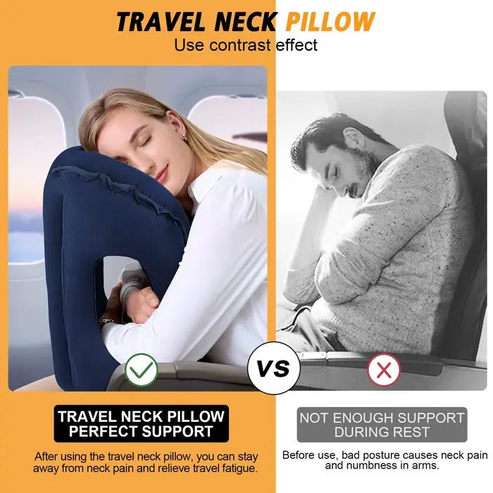 Oreiller de voyage gonflable