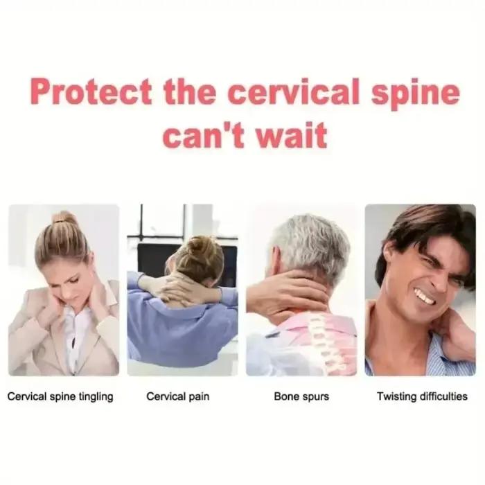 Oreiller cervical Portable moyen et doux pour le cou, avec thérapie thermique spontanée, pour la teinture et la douleur, nouveauté 2026