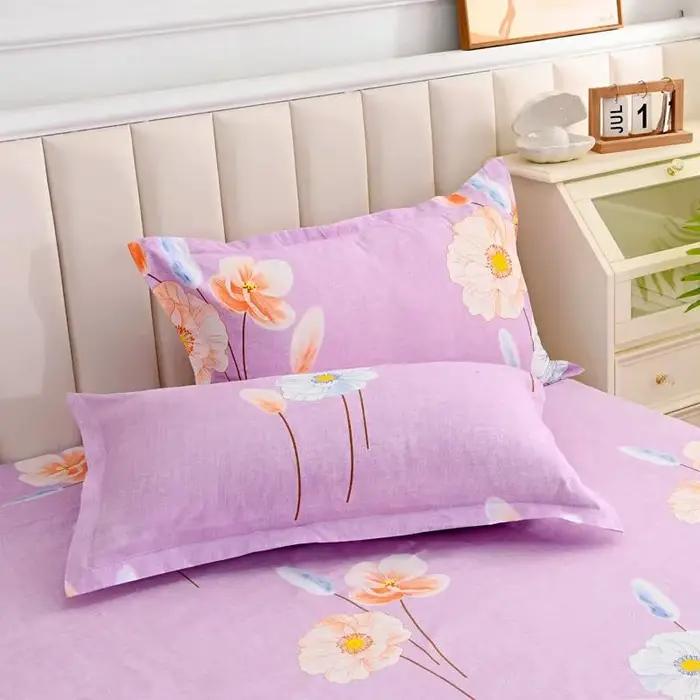 Taie d'oreiller de literie avec motif de fleurs personnalisable