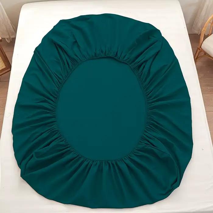 1 pièce de drap de lit de couleur unie pour chambre à coucher