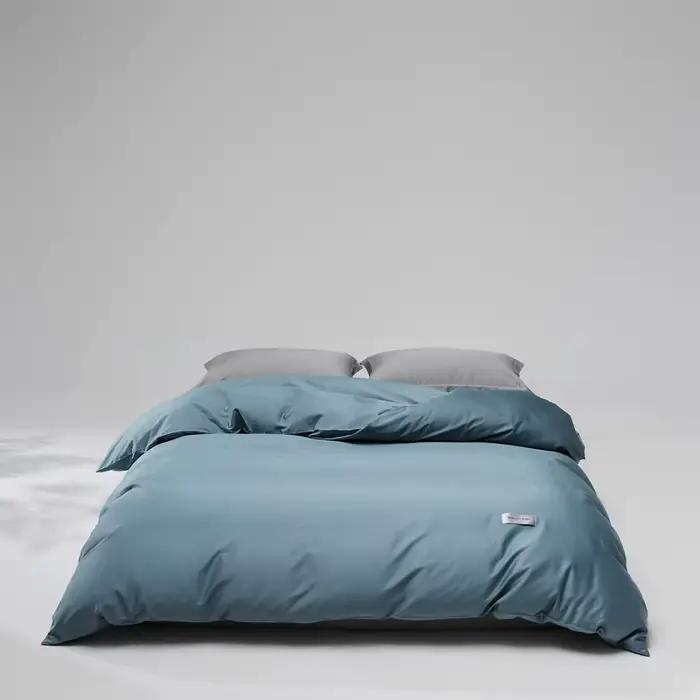 Housse de couette en coton à fibres longues