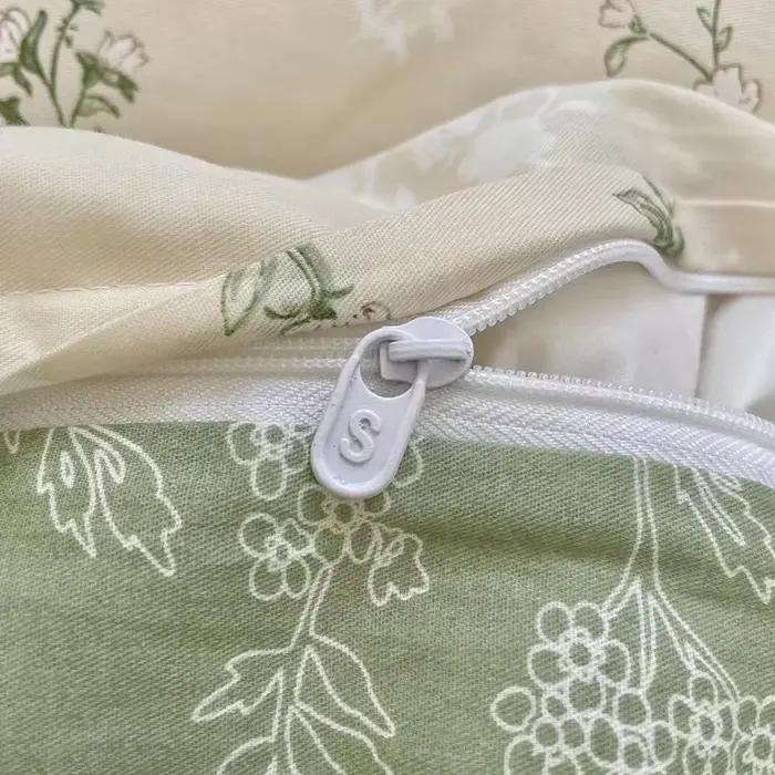 Ensemble de housse de couette 100% coton à fleurs