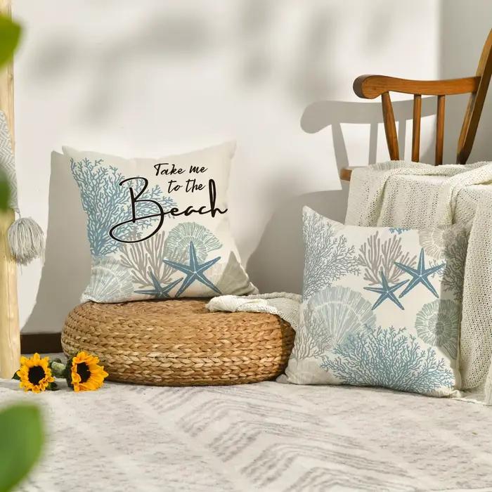 Housse de coussin d'été