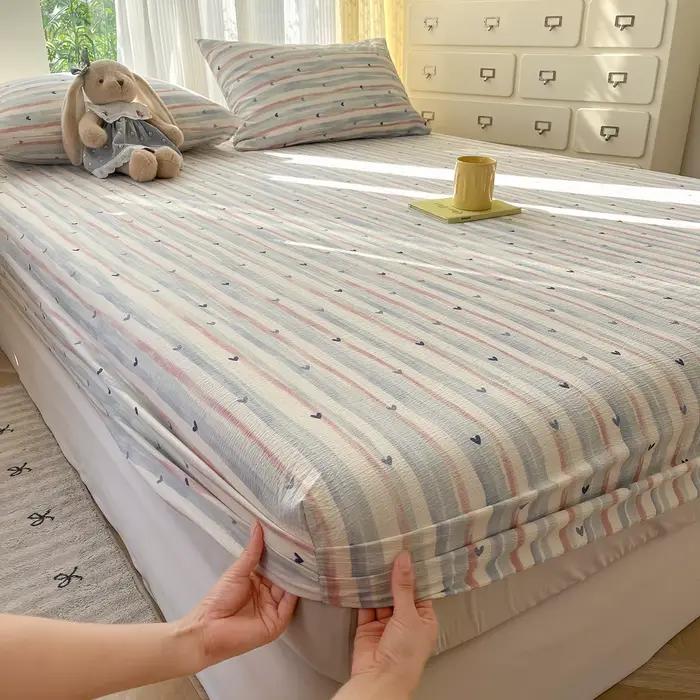 Drap-housse en tissu double épaisseur