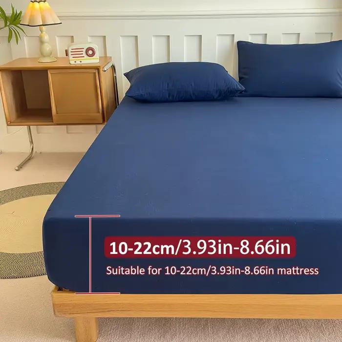 Housses de matelas de couleur unie