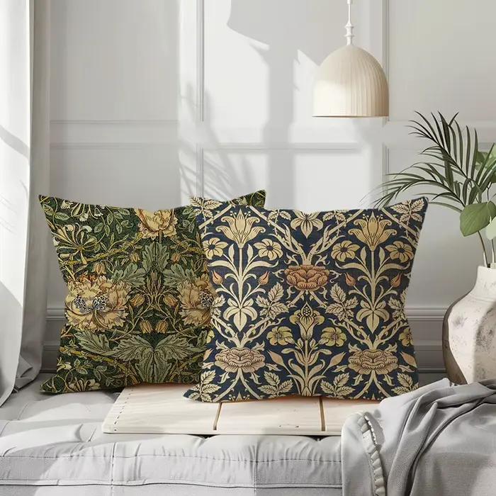 VIKAMA – housse de coussin florale Vintage
