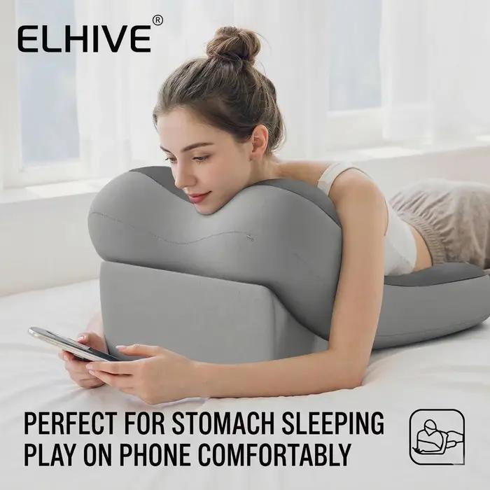 Oreiller de soutien ergonomique réglable pour le dos et le cou, Mu