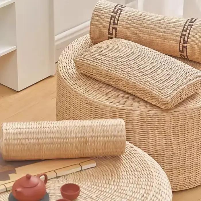 Oreiller à col rond en bambou pour femme