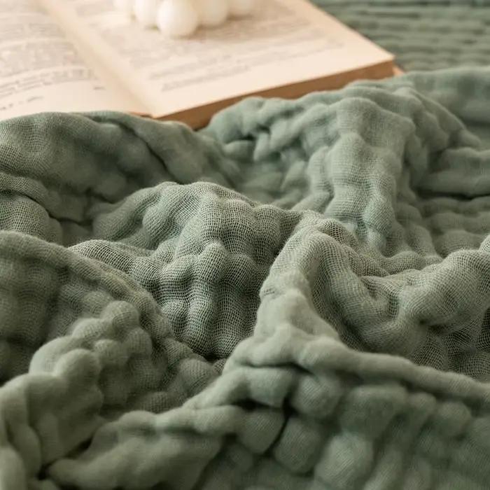 Couverture 100% coton, 4 couches