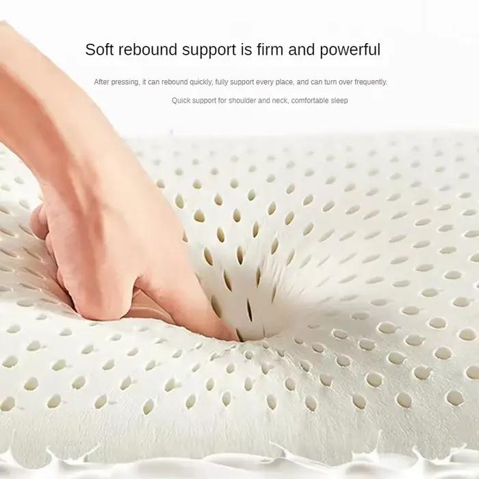 Oreiller en Latex naturel thaïlandais pour adultes, oreiller de Massage central, cadeau, décoration de chambre d'enfant, Textiles de maison