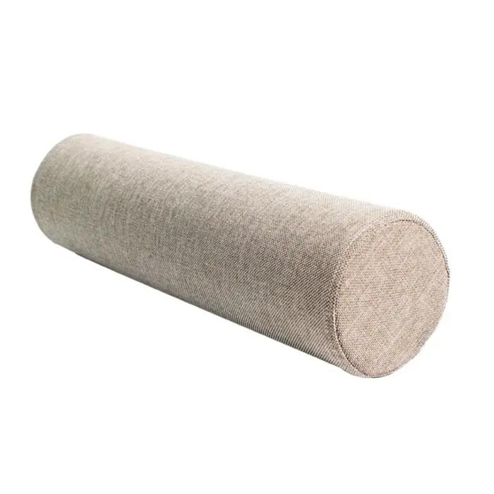 Coussin lombaire cylindrique confortable pour le dossier de canapé de bureau et le soutien des jambes