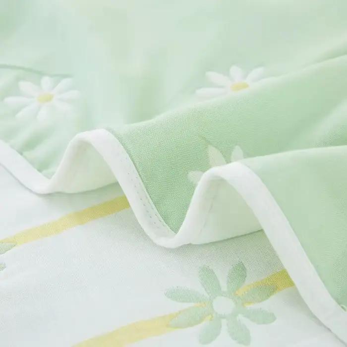Couverture KDV en mousseline 100% coton multifonctionnelle pour adultes et enfants, couverture de canapé-lit, couverture douce et agréable pour la peau, couverture de serviette d'été pour toutes les saisons