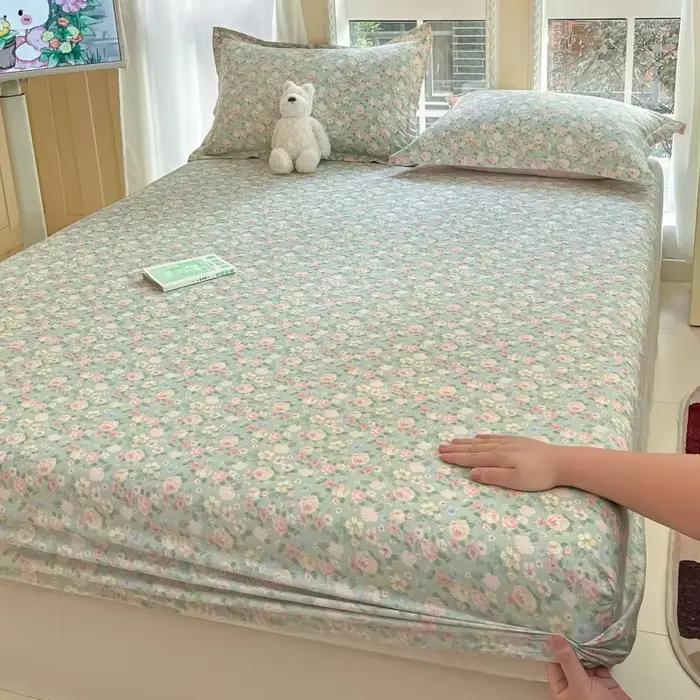 Juste de protection pour matelas en pur coton, housse de protection 100% coton, non ald et anti-poussière, pièce unique