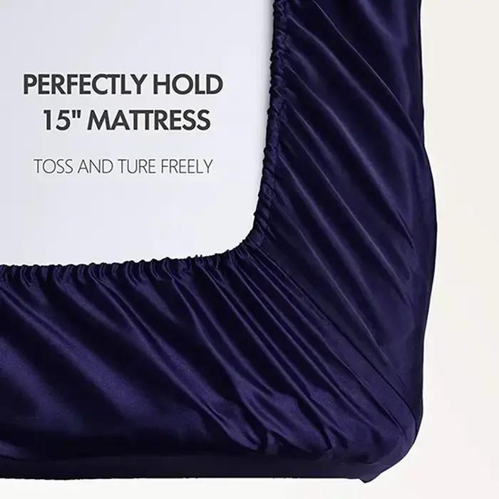 Parure de Lit en Tissu Satiné Haut de Gamme